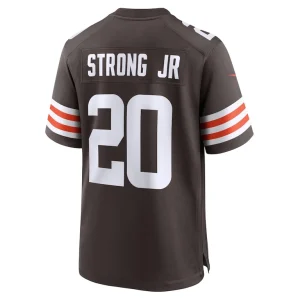 Pierre strong jr. cleveland browns nike team game jersey Brown L