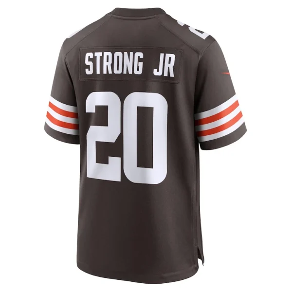 Pierre strong jr. cleveland browns nike team game jersey Brown L