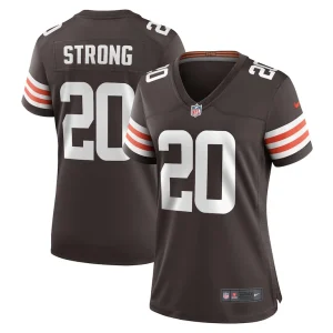 Pierre strong jr. cleveland browns nike womens team game jersey Brown