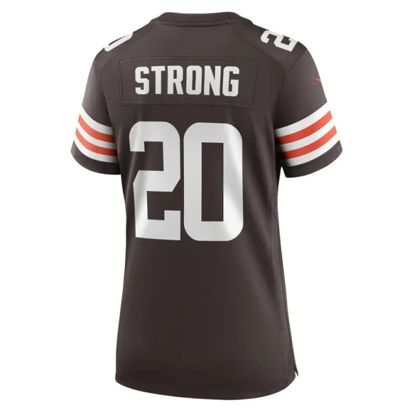 Pierre strong jr. cleveland browns nike womens team game jersey Brown L