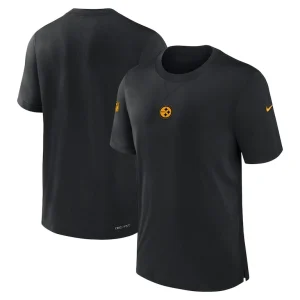 Pittsburgh steelers nike 2023 sideline performance t shirt Black