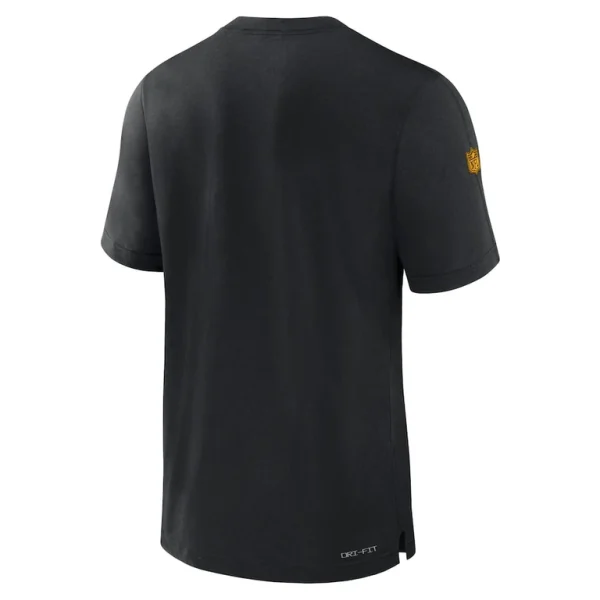 Pittsburgh steelers nike 2023 sideline performance t shirt Black L