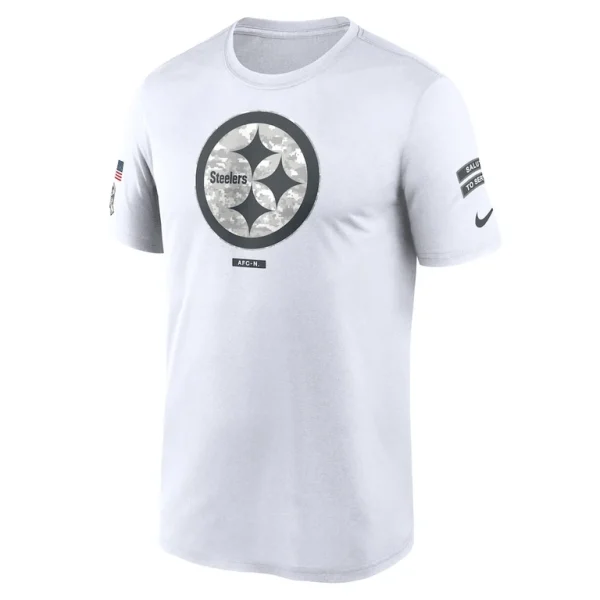 Pittsburgh steelers nike 2024 salute to service legend performance t shirt White M
