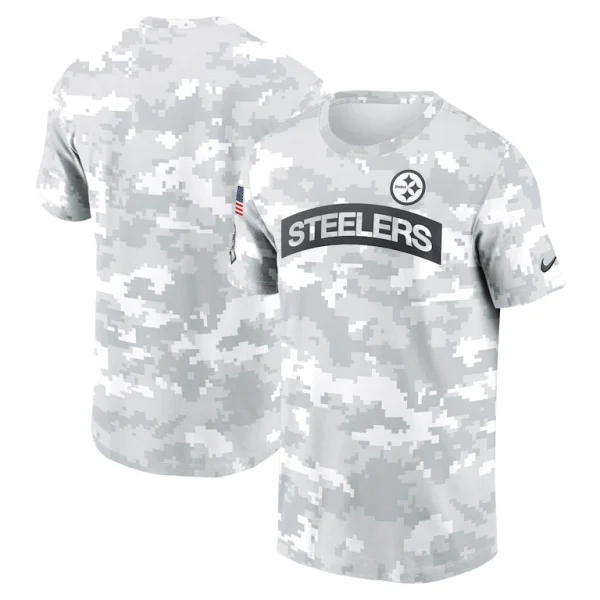 Pittsburgh steelers nike 2024 salute to service performance t shirt Arctic camo