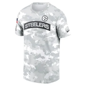 Pittsburgh steelers nike 2024 salute to service performance t shirt Arctic camo M