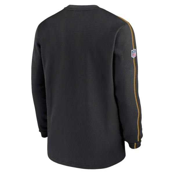 Pittsburgh steelers nike 2024 sideline coaches long sleeve top Black L