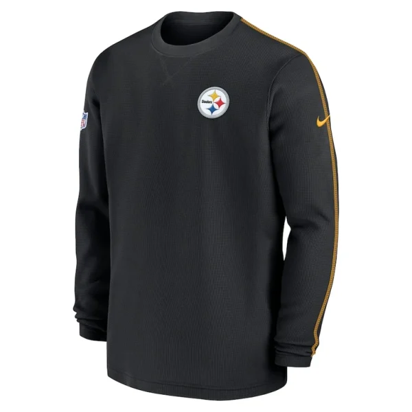 Pittsburgh steelers nike 2024 sideline coaches long sleeve top Black M