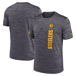 Pittsburgh steelers nike 2024 sideline velocity performance t shirt Black