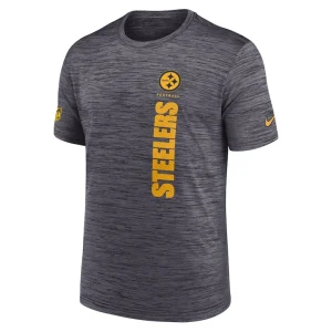 Pittsburgh steelers nike 2024 sideline velocity performance t shirt Black M