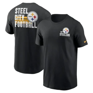Pittsburgh steelers nike blitz essential t shirt Black