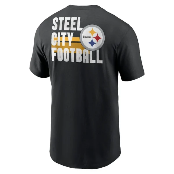 Pittsburgh steelers nike blitz essential t shirt Black L
