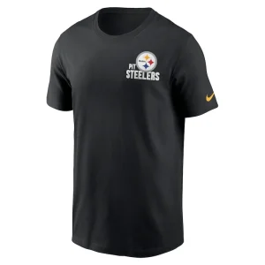 Pittsburgh steelers nike blitz essential t shirt Black M