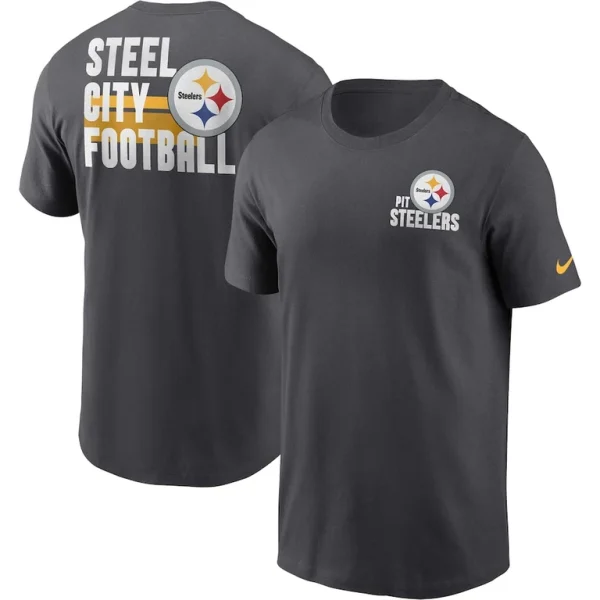 Pittsburgh steelers nike blitz essential t shirt anthracite Multi