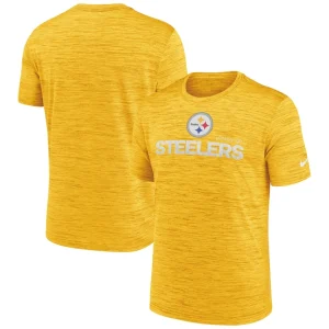 Pittsburgh steelers nike blitz velocity modern performance t shirt Gold