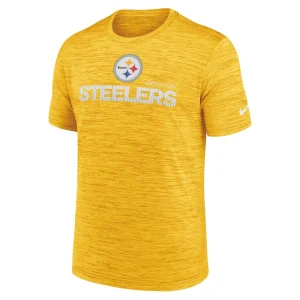 Pittsburgh steelers nike blitz velocity modern performance t shirt Gold M