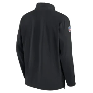 Pittsburgh steelers nike coach half zip jacket Black L