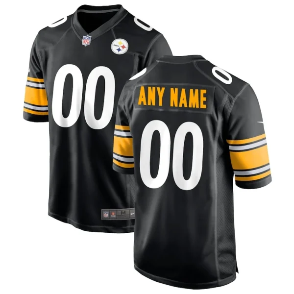 Pittsburgh steelers nike custom game jersey Black
