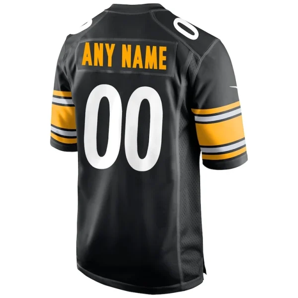 Pittsburgh steelers nike custom game jersey Black L