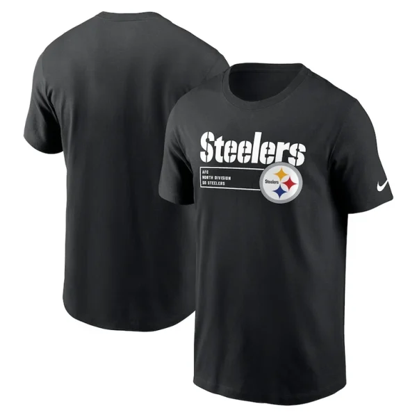 Pittsburgh steelers nike division essential t shirt Black