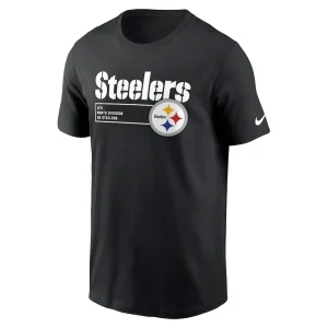 Pittsburgh steelers nike division essential t shirt Black M
