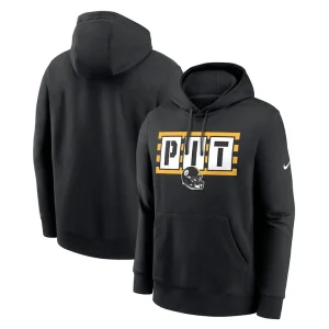 Pittsburgh steelers nike hometown fleece pullover hoodie Black