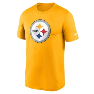 Pittsburgh steelers nike legend logo performance t shirt Gold M