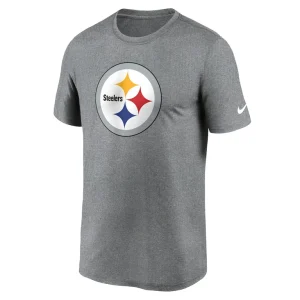 Pittsburgh steelers nike legend logo performance t shirt Heather charcoal M