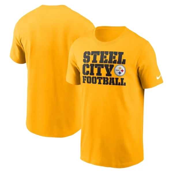 Pittsburgh steelers nike local essential t shirt Gold