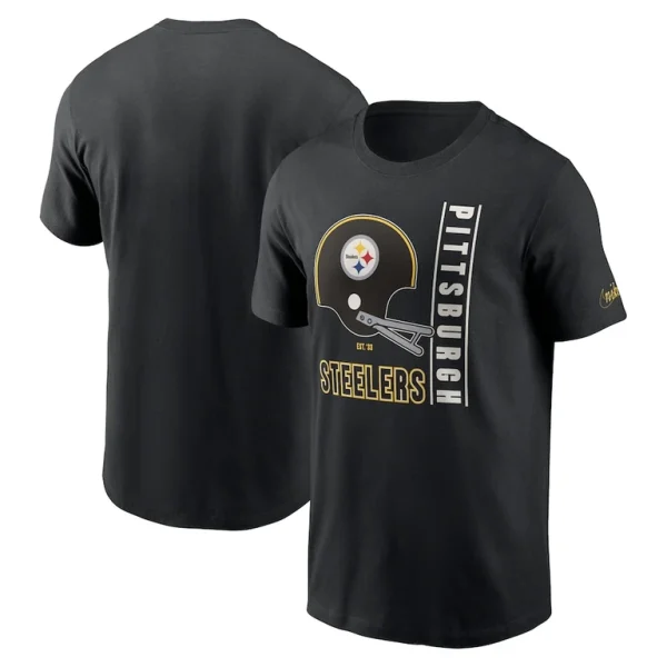 Pittsburgh steelers nike lockup essential t shirt Black