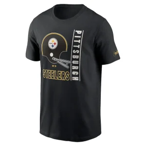 Pittsburgh steelers nike lockup essential t shirt Black M