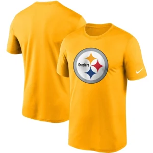 Pittsburgh steelers nike logo essential legend performance t shirt Gold