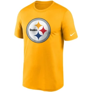Pittsburgh steelers nike logo essential legend performance t shirt Gold M