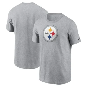 Pittsburgh steelers nike logo essential t shirt Gray
