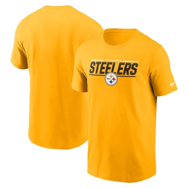 Pittsburgh steelers nike muscle t shirt Gold