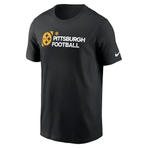 Pittsburgh steelers nike outline t shirt Black M