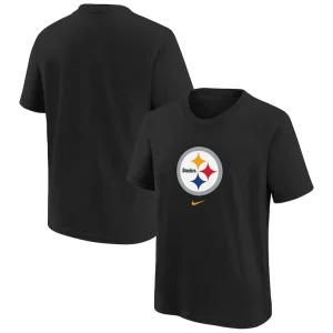 Pittsburgh steelers nike preschool team wordmark t shirt Black