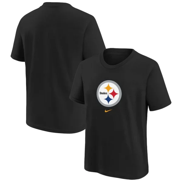 Pittsburgh steelers nike preschool team wordmark t shirt Black