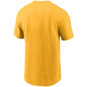 Pittsburgh steelers nike primary logo t shirt Gold L