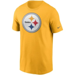 Pittsburgh steelers nike primary logo t shirt Gold M