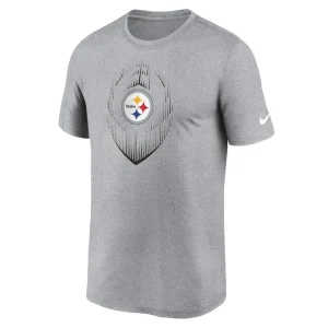 Pittsburgh steelers nike primetime legend icon performance t shirt Heather gray M