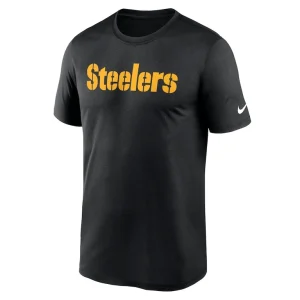 Pittsburgh steelers nike primetime legend wordmark performance t shirt Black M