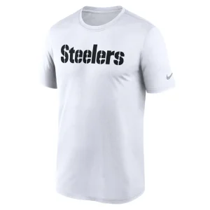 Pittsburgh steelers nike primetime legend wordmark performance t shirt White M