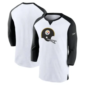Pittsburgh steelers nike rewind 34 sleeve t shirt Whiteblack