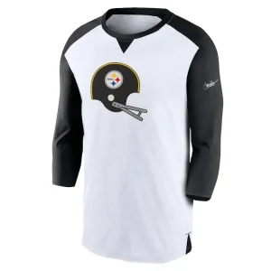 Pittsburgh steelers nike rewind 34 sleeve t shirt Whiteblack M