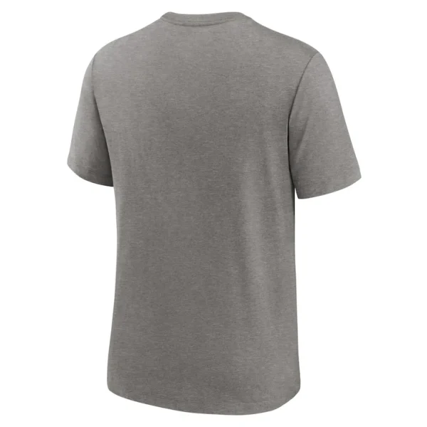 Pittsburgh steelers nike rewind logo tri blend t shirt Heather charcoal L