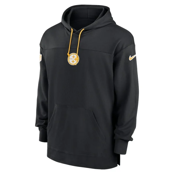 Pittsburgh steelers nike sideline jersey performance pullover hoodie Black M