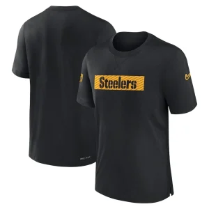 Pittsburgh steelers nike sideline player performance t shirt Black