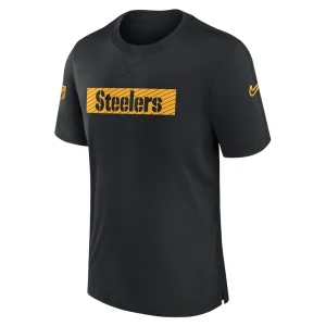 Pittsburgh steelers nike sideline player performance t shirt Black M