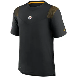 Pittsburgh steelers nike sideline player uv performance t shirt Black M