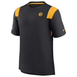 Pittsburgh steelers nike sideline tonal logo performance player t shirt Black M